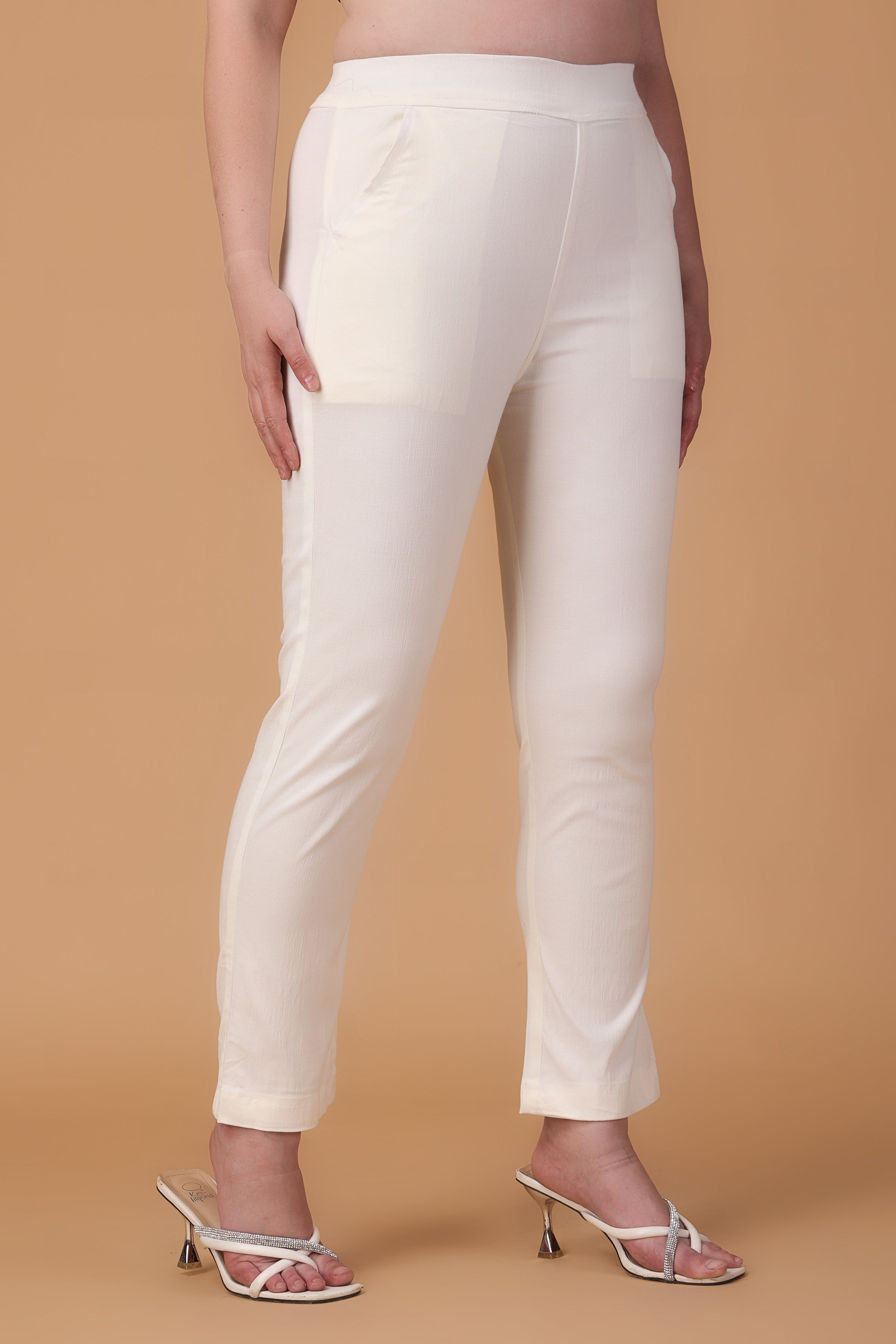 Buy BuyNewTrend Black Solid Lycra Women Trouser Pant Online at Best Prices  in India - JioMart.